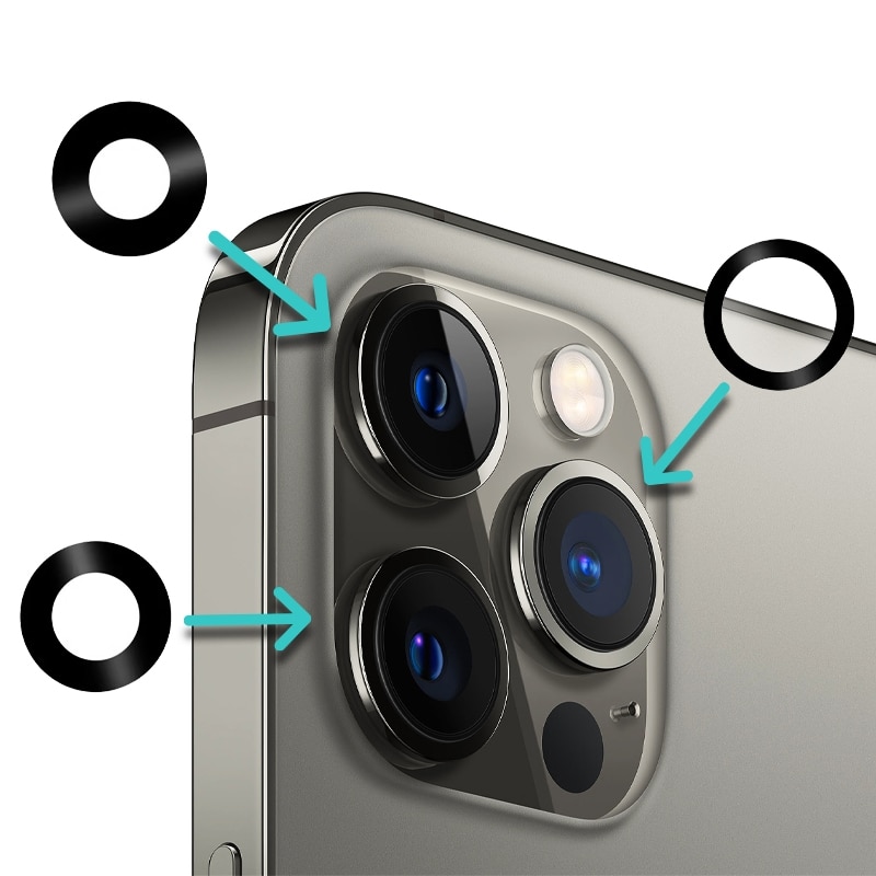 Lentilles De Protection Pour Cam Ra Arri Re D Iphone Pro Max