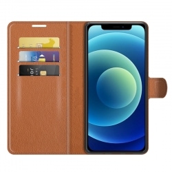 Etui Marron pour Redmi Note 11 4G/11S avec porte-cartes intégré photo 3