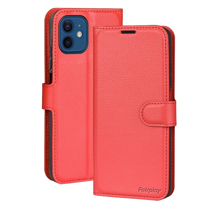 Etui Rouge pour Xiaomi 12 Pro 5G avec porte-cartes intégré photo 1