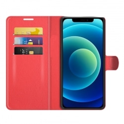 Etui Rouge pour Redmi 10 avec porte-cartes intégré photo 3