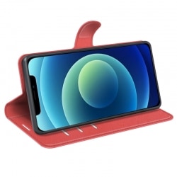 Etui Rouge pour Redmi 10 avec porte-cartes intégré photo 5