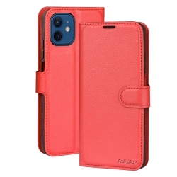 Etui Rouge pour Xiaomi 11 Lite 5G NE avec porte-cartes intégré photo 1