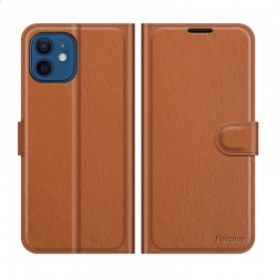 Etui Marron pour Xiaomi 11 Lite 5G NE avec porte-cartes intégré photo 2