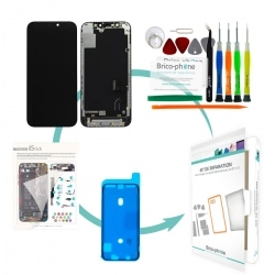 Kit de réparation avec écran pour iPhone 12 mini - Premium