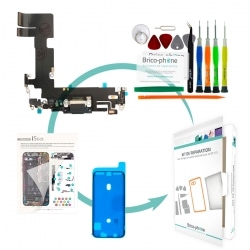 Kit de réparation avec connecteur de charge Lightning pour iPhone 13 Vert photo 1