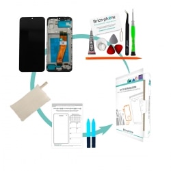 Kit de réparation avec bloc écran PLS LCD compatible pour Samsung Galaxy A03 photo 1