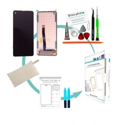 Kit de réparation avec écran vitre + dalle IPS LCD pré-monté pour Samsung Galaxy Xcover Pro photo 1