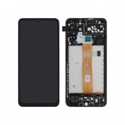 Kit de réparation avec bloc écran LCD pré-monté sur châssis pour Samsung Galaxy A04s noir photo 2