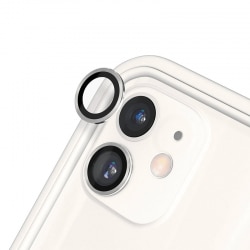 Protection lentille caméra RHINOSHIELD pour iPhone 11, iPhone 12 et  iPhone 12 Mini Argent photo 1