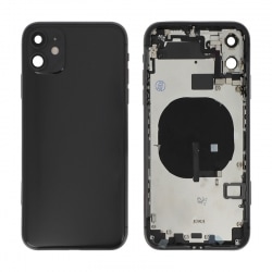 Châssis complet sans connecteur de charge pour iPhone 11 Noir photo 1