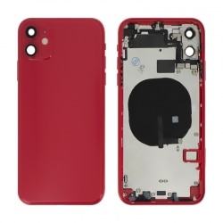 Châssis complet sans connecteur de charge pour iPhone 11 Rouge photo 1