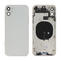 Châssis complet sans connecteur de charge pour iPhone 11 Blanc photo 1