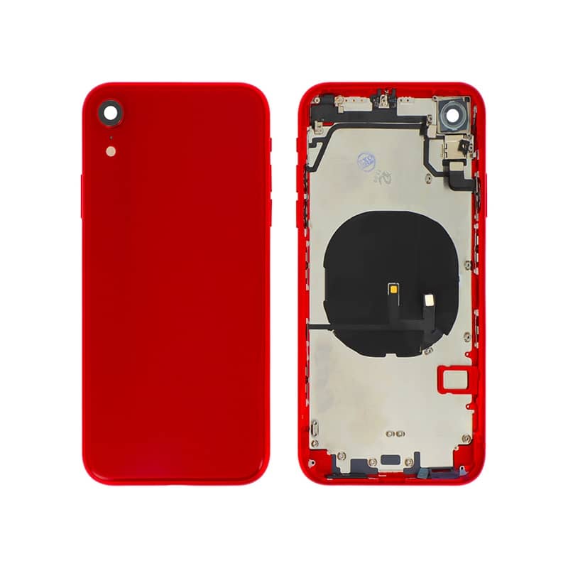 Châssis complet sans connecteur de charge pour iPhone XR Rouge photo 1