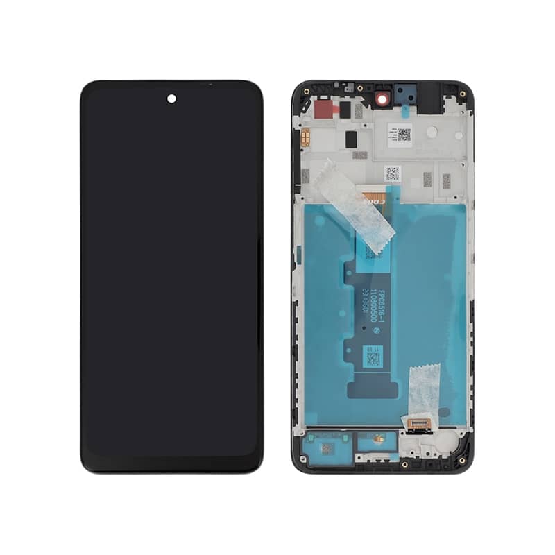 Bloc écran avec châssis pour Motorola Moto G22 photo 1