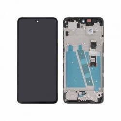 Bloc écran avec châssis pour Motorola Moto G72 photo 1