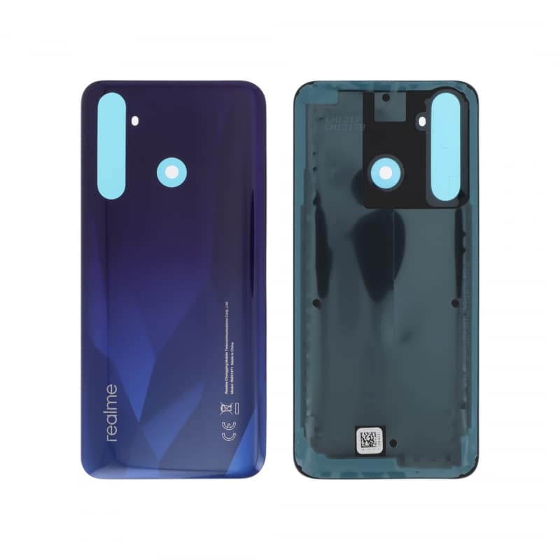 Vitre arrière bleue d\'origine pour Realme 5 Pro photo 1