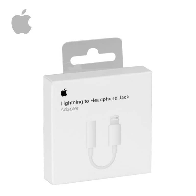 Adaptateur APPLE Lightning vers prise Mini-Jack 3,5 mm photo 1