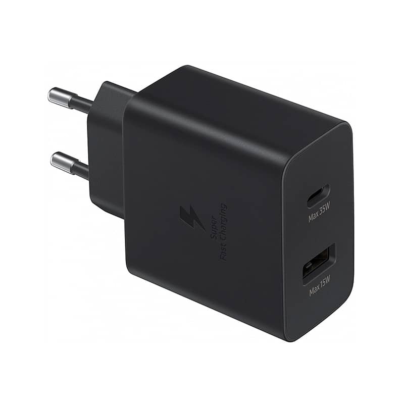 Chargeur Secteur Samsung 35W double avec USB A et USB C photo 1