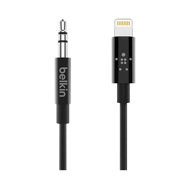 Câble BELKIN Jack 3,5 mm et Lightning certifié MFI - 1,8m photo 1