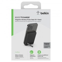 Batterie externe BELKIN MagSafe 5 000mAh avec support - Noir photo 6