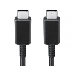 Câble charge rapide 25W USB-C vers USB-C Samsung 1,8m Noir photo 1