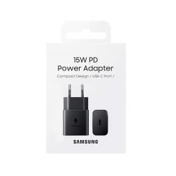 Chargeur Secteur Samsung 15W Noir avec prise USB-C photo 4