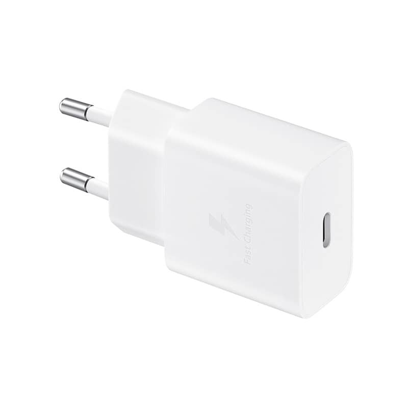 Chargeur Secteur Samsung 15W Blanc avec prise USB-C photo 1