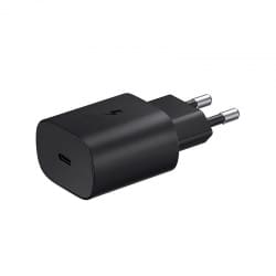 Chargeur rapide Samsung USB-C 25W sans câble (Noir) photo 2