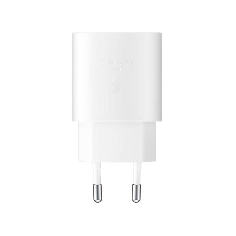 Chargeur rapide Samsung USB-C 25W sans câble (Blanc) photo 1