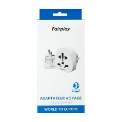 Adaptateur de voyage universel vers France photo 4