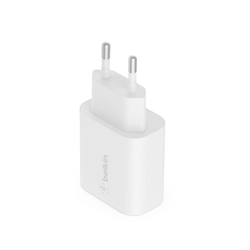 Chargeur BELKIN de 25W USB-C avec câble USB-C - Blanc photo 1