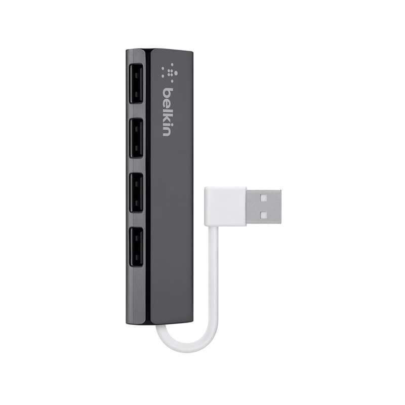 Hub de voyage BELKIN avec 4 Ports USB 2.0 - Noir photo 1