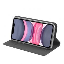 Housse portefeuille pour Redmi 8 et 8A - Gris ardoise