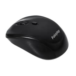 Souris optique noire ambidextre sans fil_photo2