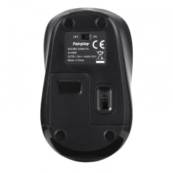 Souris optique noire ambidextre sans fil_photo4