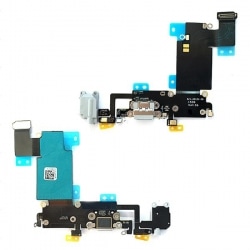 Nappe connecteur de charge argent , Jack et micros pour iPhone 6S PLUS - Origine reconditionné photo 1