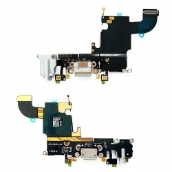 Connecteur de charge, jack et micros Blanc pour iPhone 6S - Origine reconditionné photo 1