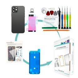 Kit Brico-phone avec châssis complet pour iPhone 12 Pro Graphite_photo1