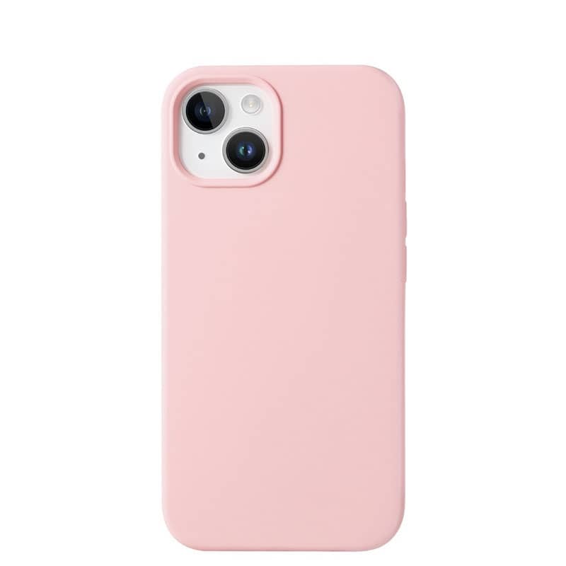 Coque en silicone Rose pastel pour Samsung Galaxy S24+ intérieur en microfibres photo 1