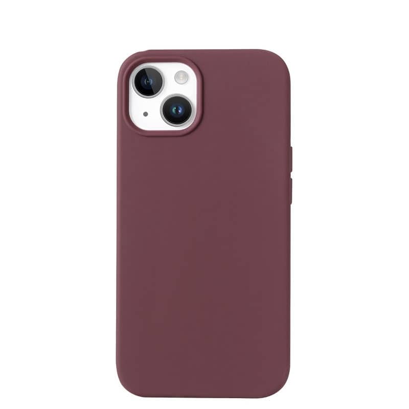 Coque en silicone Prune pour Samsung Galaxy S24+ intérieur en microfibres photo 1