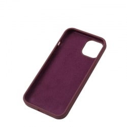 Coque en silicone Prune pour Samsung Galaxy S24+ intérieur en microfibres photo 3