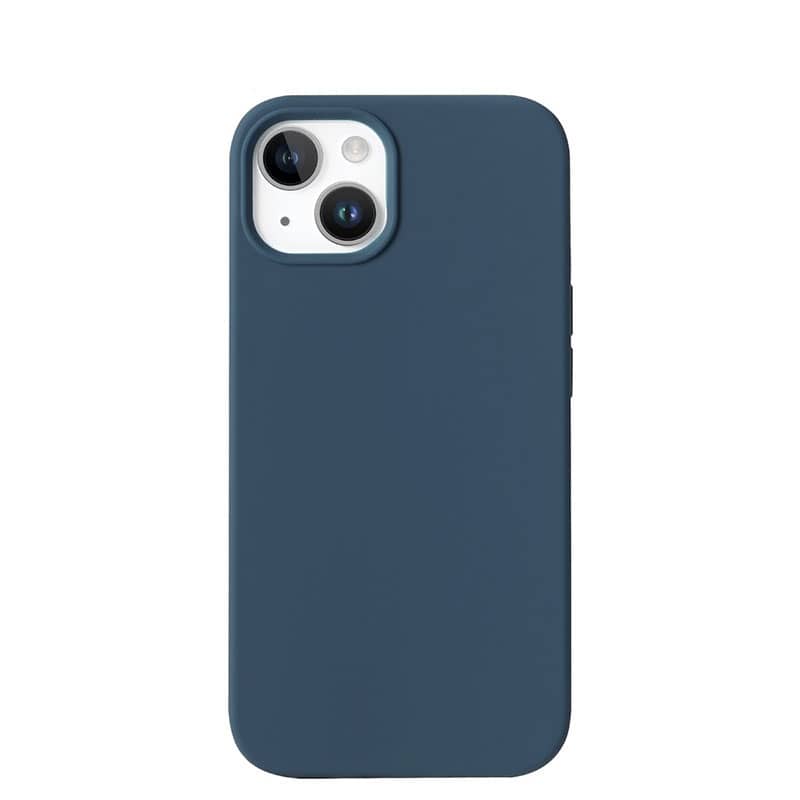 Coque en silicone Bleu Minuit pour Samsung Galaxy S24 ultra intérieur en microfibres photo 1