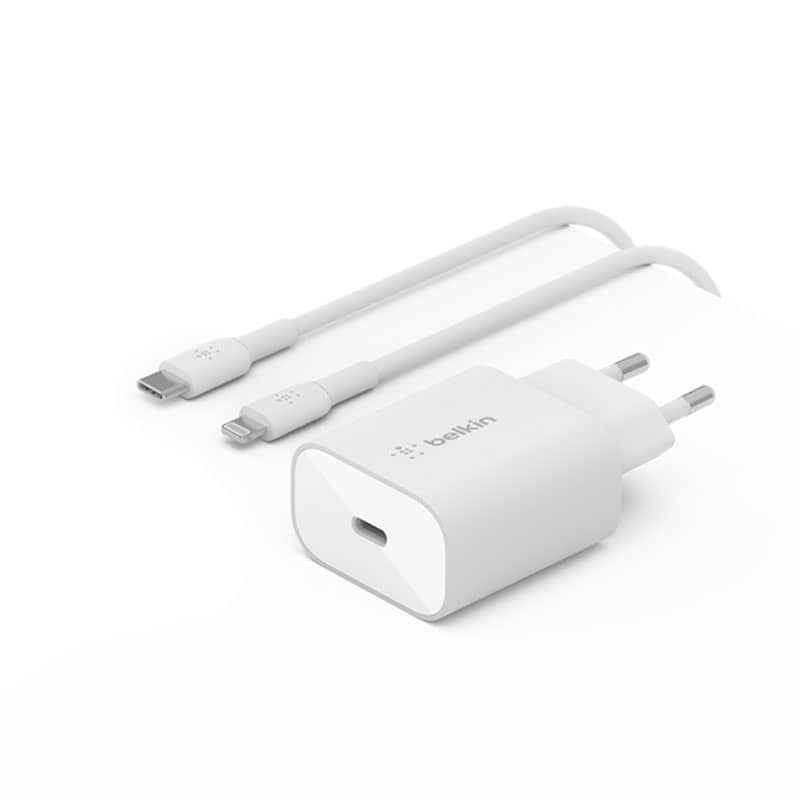 Câble et chargeur Belkin pour charge rapide lightning USB-C - 2 mètres photo 1