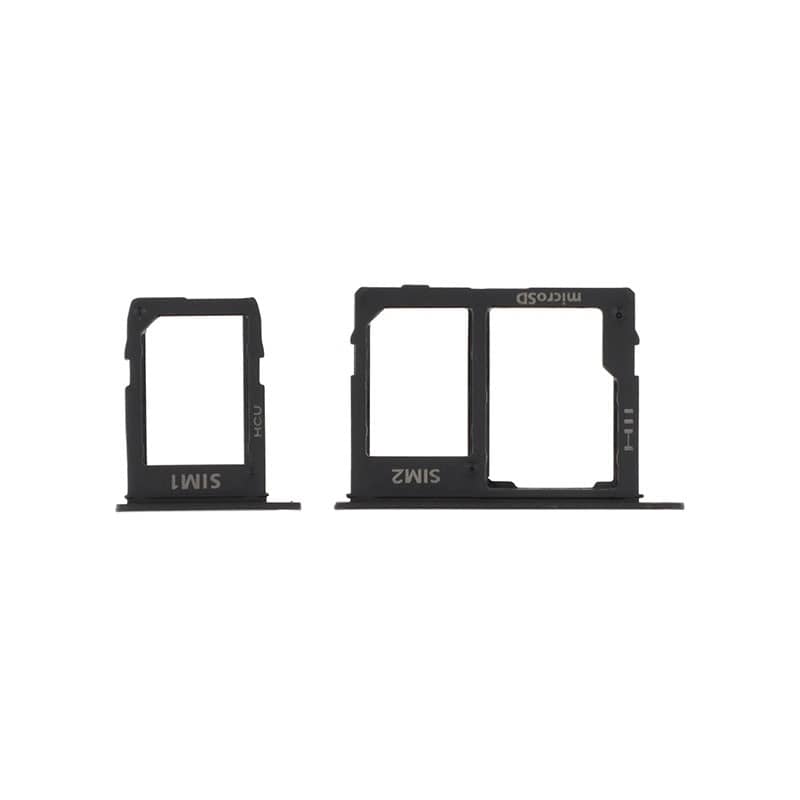 Tiroir SIM pour Samsung Galaxy A6/A6+ 2018 Noir photo 1