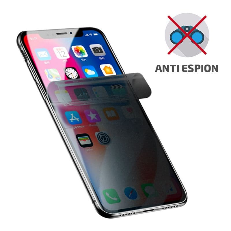 Protection d'écran en film hydrogel Confidentialité pour iPhone 15 Pro Max