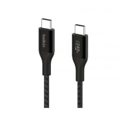 Câble noir USB-C vers USB-C 240W 1m BELKIN photo 3