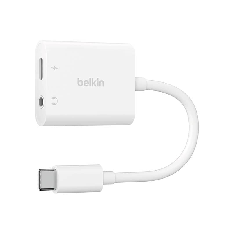 Adaptateur blanc USB-C vers Jack USB-C BELKIN photo 1