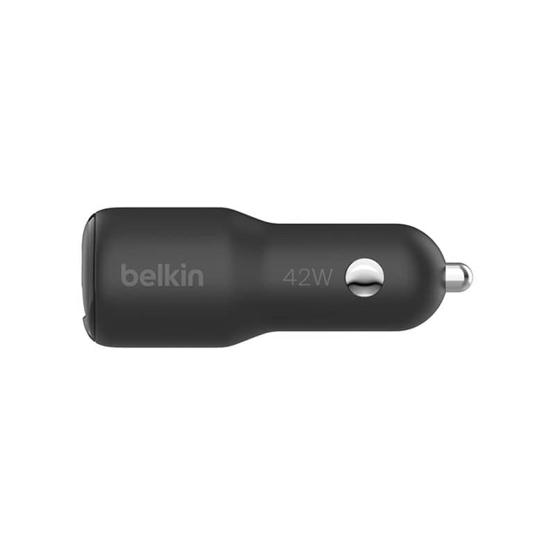 Chargeur voiture blanc USB-C PD 30W et USB-A 12W BELKIN photo 2