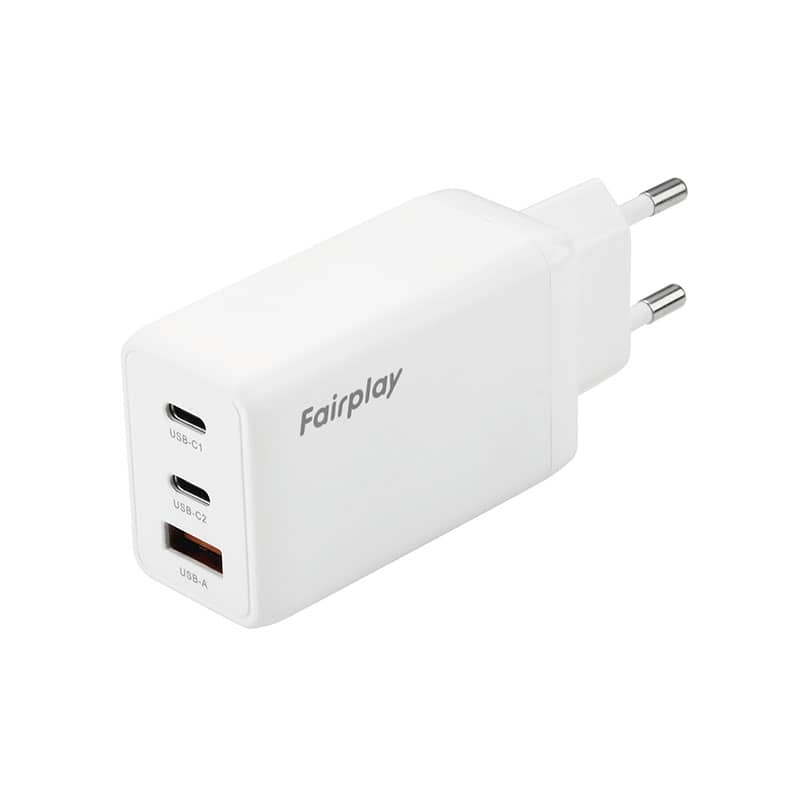 Chargeur rapide 65W avec Triple Port - USB-A et Double USB-C photo 1