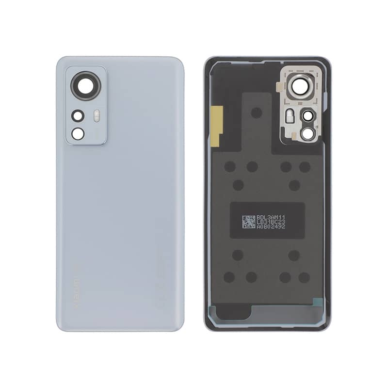 Vitre arrière d\'origine pour Xiaomi 12X Bleue photo 1